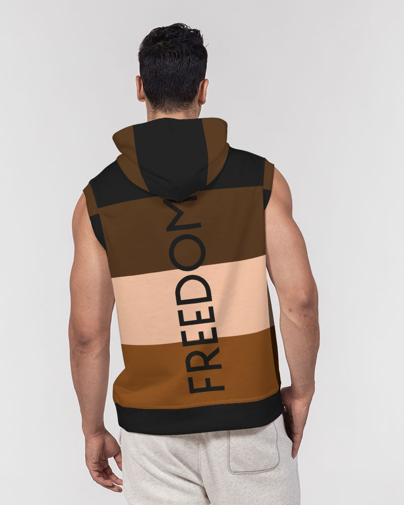 Freedom and Justice Men's Sleeveless Hoodie