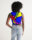 Tibetan Apple Ladies Twist-Front Tank-5