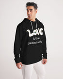 Love Is The Greatest Religion Men's Hoodie (QR CODE ON THE BACK FOR BRAND SUPPORTERS)-4