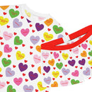 Sweet Tart Hearts Ladies Short Pajama Set-31