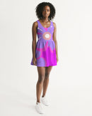 Passion Flower Ladies Scoop Neck Skater Dress-2