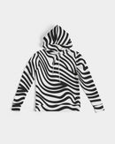 Zebra Print Ladies Hoodie-7