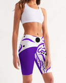 Purple Dragon Ladies Mid-Rise Bike Shorts-3
