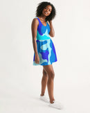 Ocean's Best Ladies Scoop Neck Skater Dress-4
