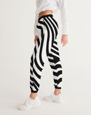 Zebra Print Ladies Track Pants-3