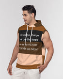 Freedom and Justice Men's Sleeveless Hoodie-5