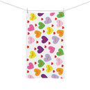 Valentine's Sweet Tart Hearts Hand Towel-1