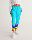 Rainbowbrite Aqua Ladies Track Pants-1