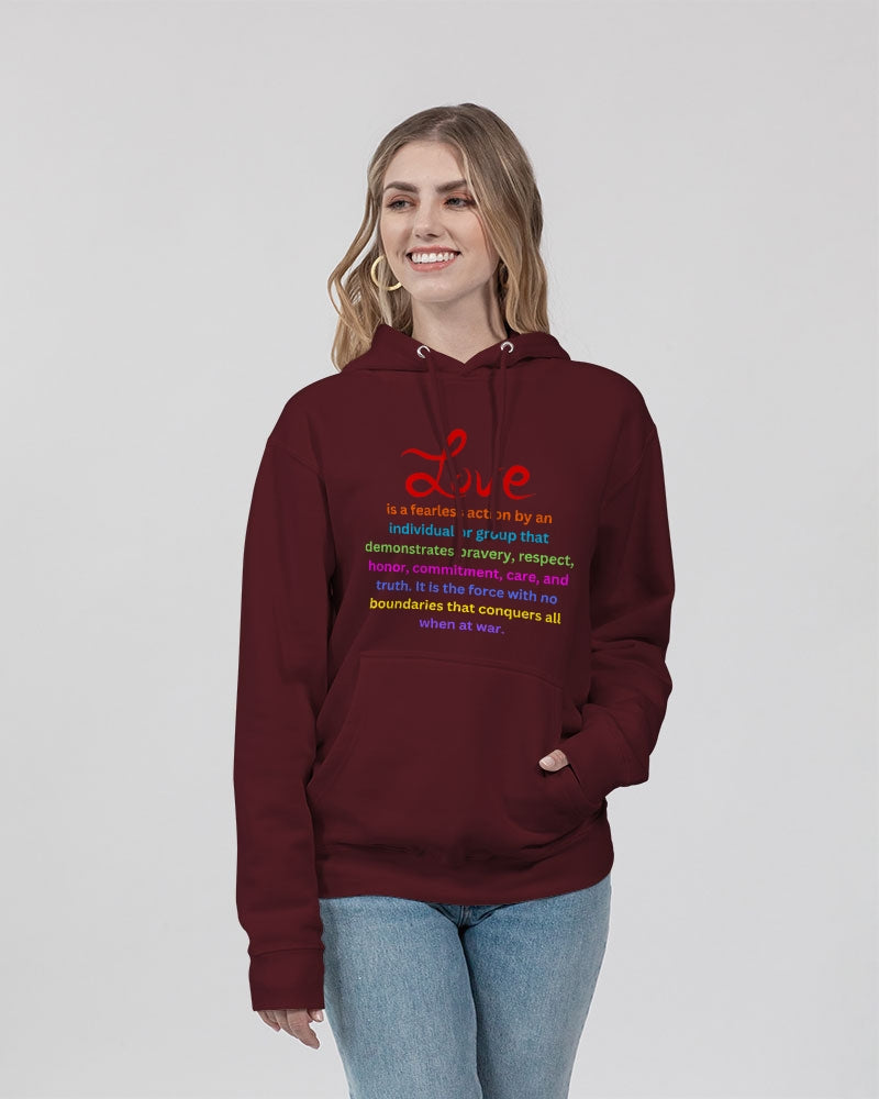 LOVE IS Ladies Hoodie | Lane Seven