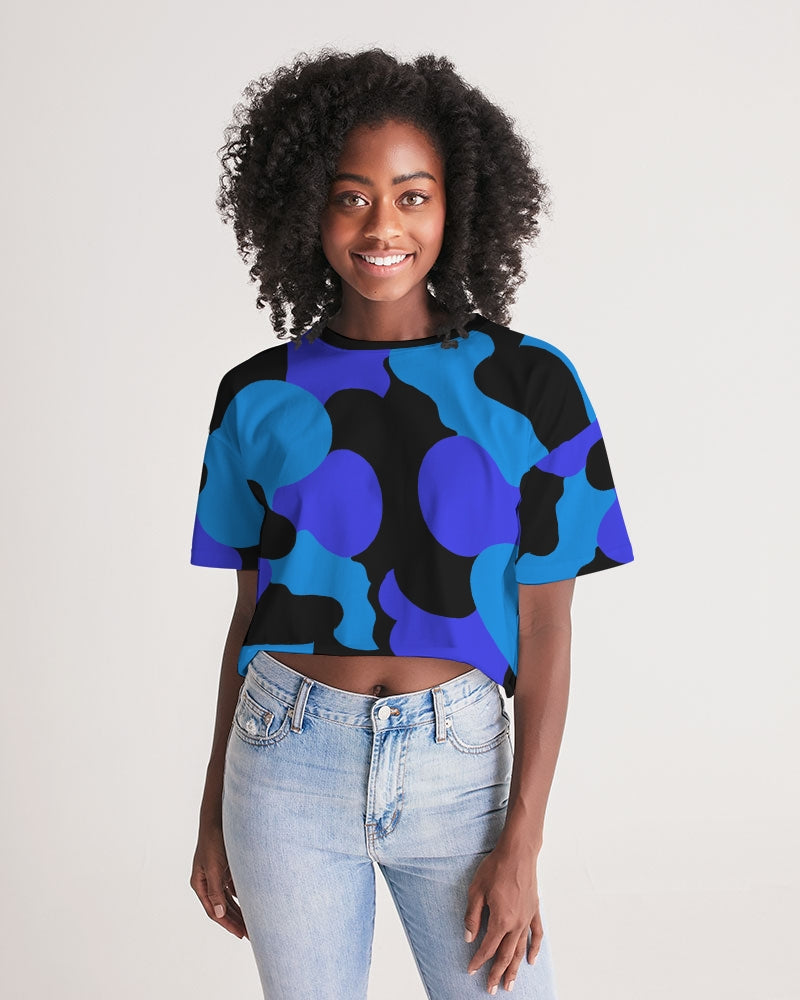 Deep Water Ladies Lounge Cropped Tee