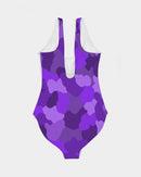 Purple Fusion One-Piece Swimsuit-6