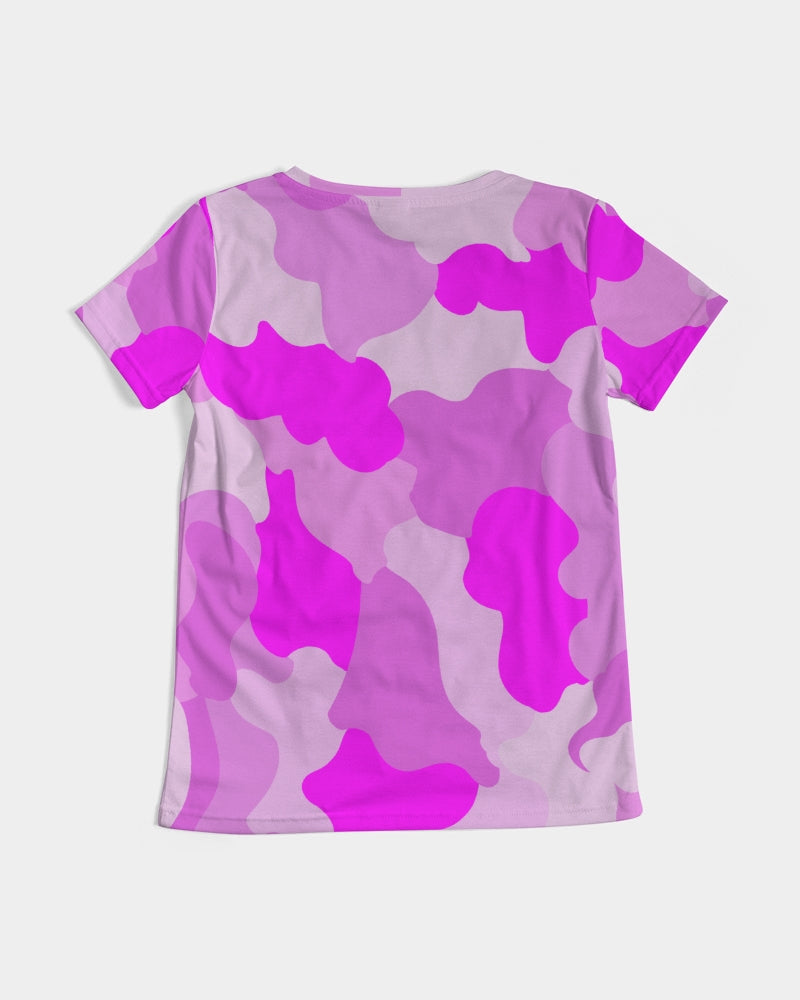 Pink Fusion Ladies V-Neck Tee