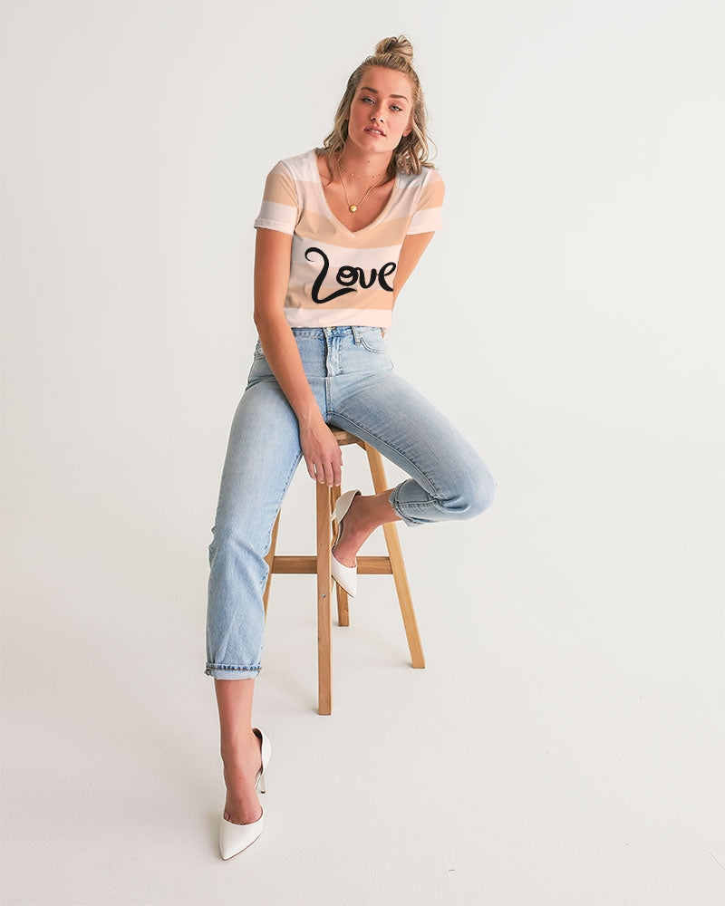 Just Love Ladies V-Neck Tee