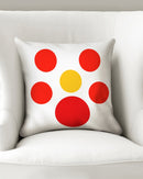 Hot Sun Dots 16x16 Throw Pillow Case-2