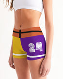 HOOP LEGEND Ladies Mid-Rise Yoga Shorts-4