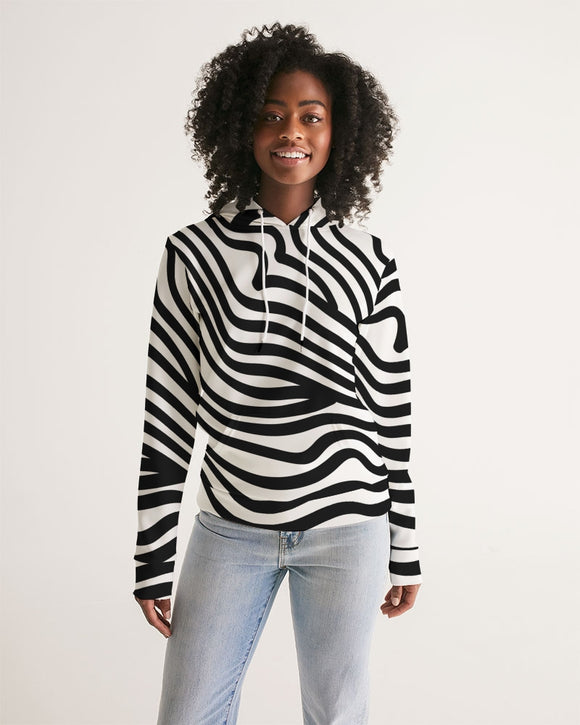 Zebra Print Ladies Hoodie