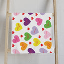 Valentine's Sweet Tart Hearts Hand Towel-5