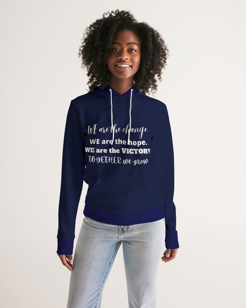 Unity and Freedom Ladies Blue Hoodie