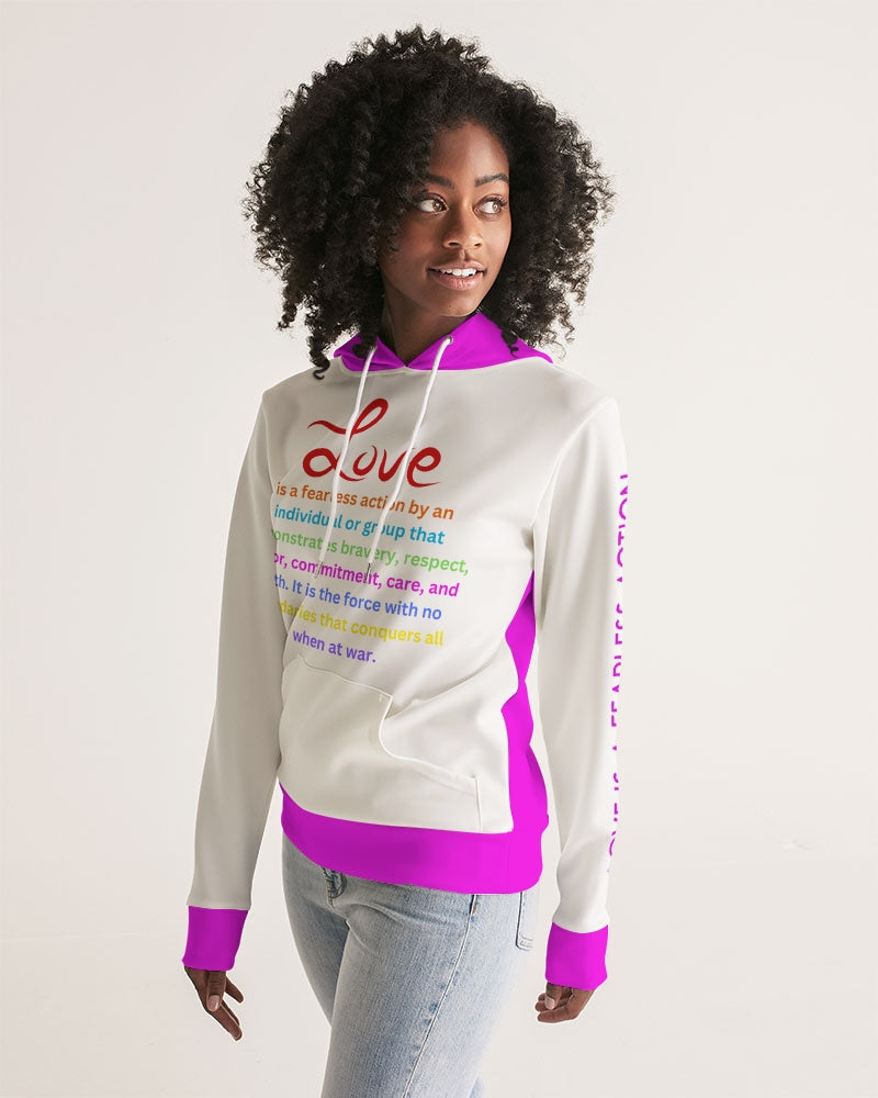 LOVE IS Ladies Hoodie