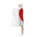Big Red Heart Hooded Blanket-2