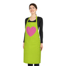 Pink Hearts 100% Cotton Apron-1