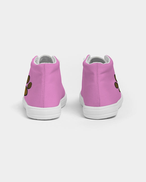 Dog's Best Friend Girls Hightop Canvas Shoe