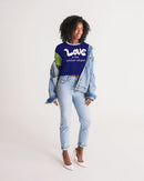 Love Is The Greatest Religion Ladies Lounge Cropped Tee-6
