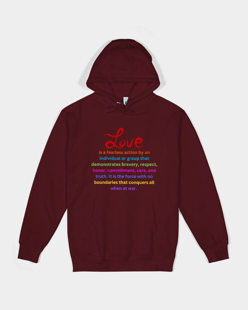 LOVE IS Ladies Hoodie | Lane Seven