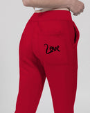 JUSTLOVE Ladies Fleece Joggers-1