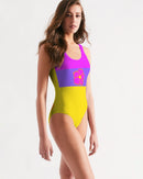 Cali Flower Ladies One-Piece Swimsuit-3