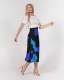 Deep Water Ladies A-Line Midi Skirt-5