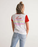 LOVE IS Ladies V-Neck Tee-3