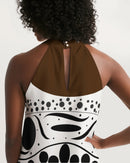 Elegance Ladies Halter Dress-2