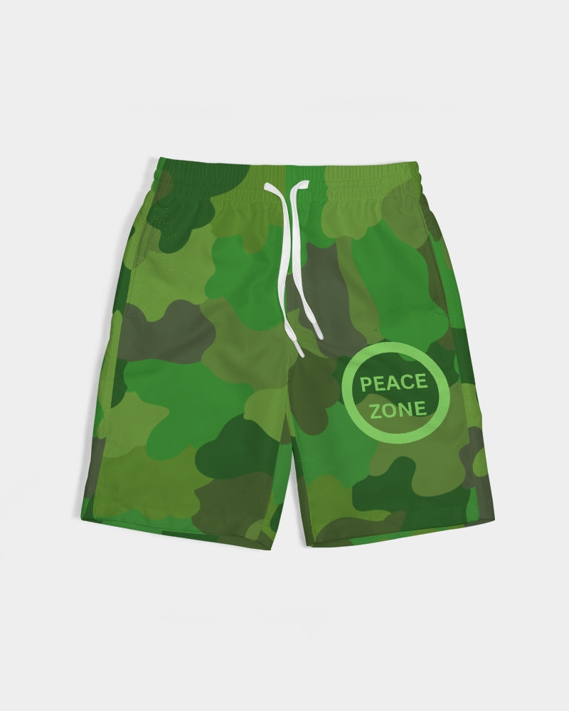 Green Fusion Boys Swim Trunk