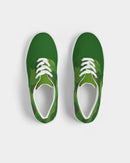 Green Fusion Ladies Lace Up Canvas Shoe-2
