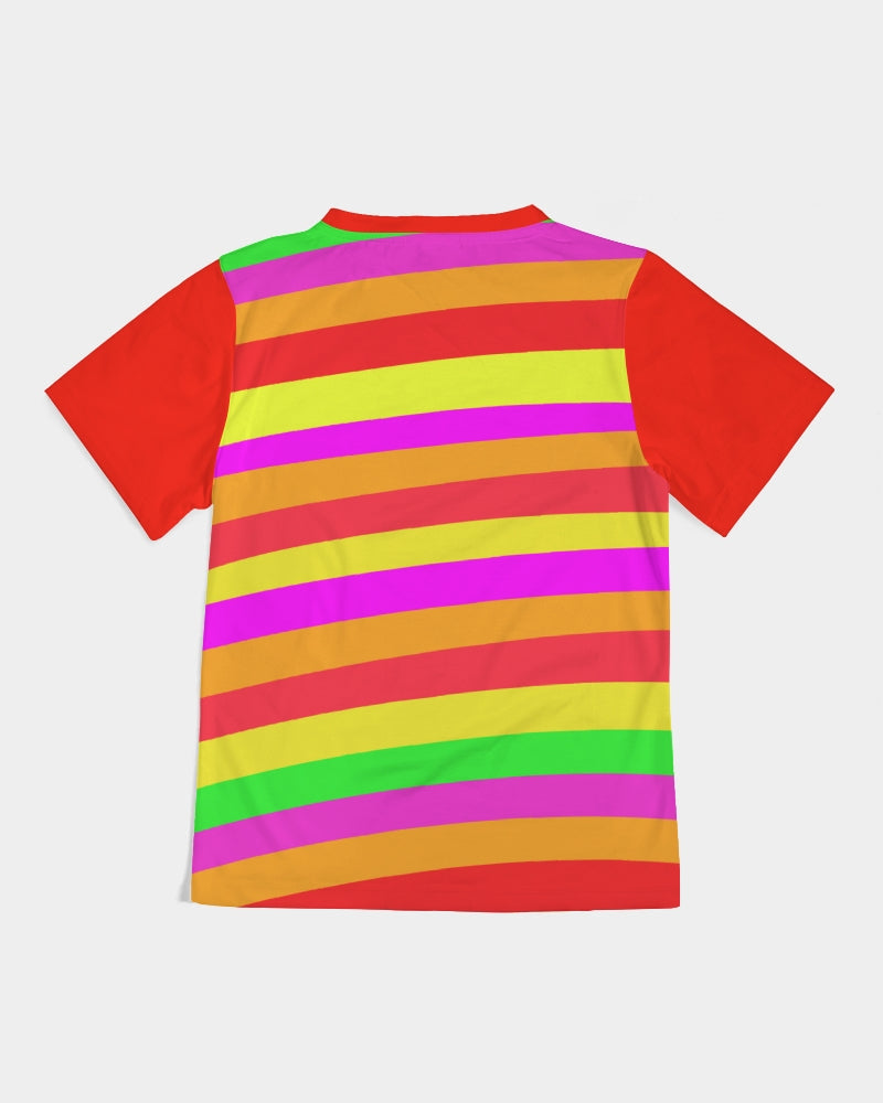 Neon Rainbow Girls Tee