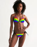Rainbowbrite Ladies Triangle String Bikini-1