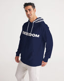 Unity and Freedom Men's Blue Hoodie-3