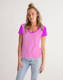 Pink Pink Ladies V-Neck Tee-2