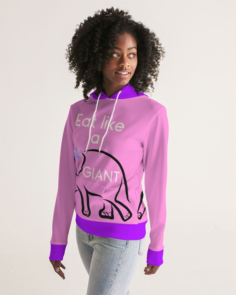 Eat Like A Giant Pink Ladies Hoodie