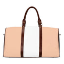 Classic Peach Tan/Cream Waterproof Travel Bag/Large-3