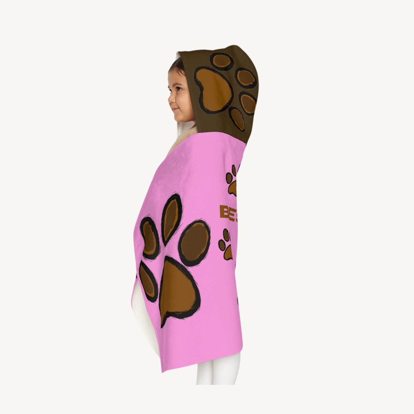 Dog's Best Friend Girls Hooded Towel