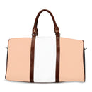 Classic Peach Tan/Cream Waterproof Travel Bag/Large-1