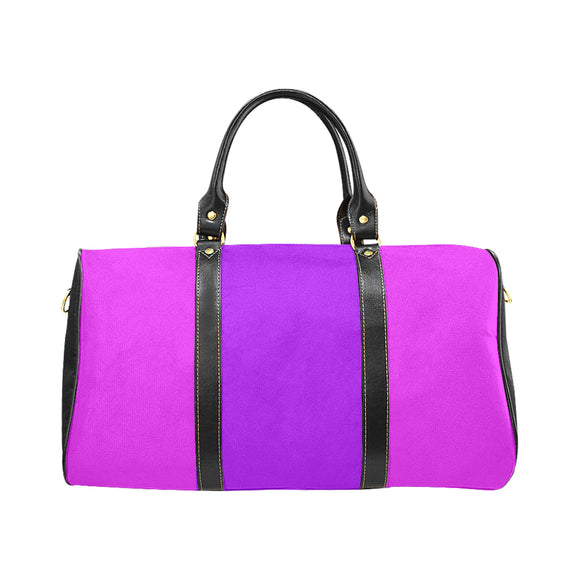 Rose Pansy Large Waterproof Travel Bag