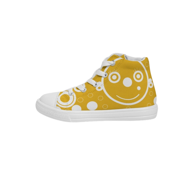 Happy Head Kids High top Canvas Shoe
