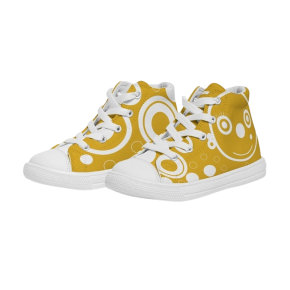 Happy Head Kids High top Canvas Shoe