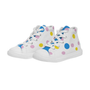Circus Fun Kids Hightop Canvas Shoe-4