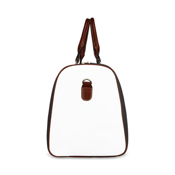 Classic Peach Tan/Cream Waterproof Travel Bag/Large - 0