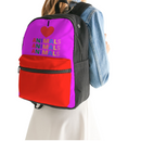 I LOVE ANIMALS Hot Pink Small Canvas Back Pack-3