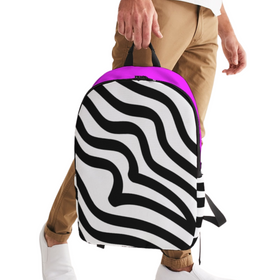 Zebra Hot Pink Girls Large Back Pack - 0